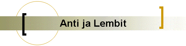 Anti ja Lembit